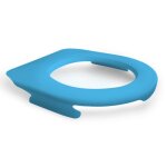 Lunette de wc suspendu clipsable - 100 % hygiénique - bleu papado Lunette de wc suspendu clipsable - 100 % hygiénique - bleu papado