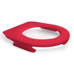 Lunette de wc suspendu clipsable - 100 % hyginique - framboise papado