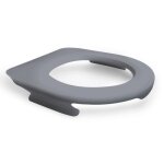 Lunette de wc suspendu clipsable - 100 % hygiénique - gris papado Lunette de wc suspendu clipsable - 100 % hygiénique - gris papado