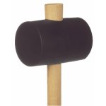 Maillet tonneau en caoutchouc spcial btonnire, manche en frne long mob