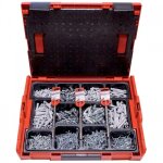 Mallette de chevilles nylon fixation tous mat�riaux l - boxx fischer