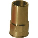 Mamelon bronze m�le cuivre � 15 taraud� femelle � 15 / 21 viega