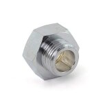 Mamelon m / f laiton mle 12 / 17 - femelle 15 / 21 chrom bricozor