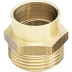 Manchon cuivre  souder mle - diamtre 10 - filetage 15 / 21 bricozor