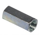 Manchons filets - 6 pans - acier zingu - 7x30 mm - 100 pices fischer