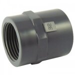 Manchon pvc pression  coller - diamtre20 - filetage 15 / 21 codital