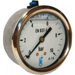 Manomtre botier inox glycrine axial  63 pression 6 bar distrilabo