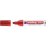 Marqueur permanent edding 500 - pointe biseaute - rouge edding