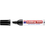 Marqueur permanent edding 500 - pointe biseaut�e - noir edding