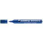 Marqueur permanent - pointe ogive - bleu - e 2000c - par 10 edding