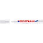 Marqueur permanent spcial industrie - pointe ogive - e 950 - blanc edding