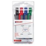 Marqueurs rétractables - pour tableau blanc - assortiment - e - 12 edding Marqueurs rétractables - pour tableau blanc - assortiment - e - 12 edding
