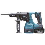 Marteau perforateur burineur sans fil sds + lxt - 18v - 5 ah - dhr243rtj makita