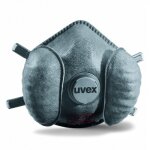 Masques respiratoires ffp2 rutilisables avec coque silv - air e 7232 uvex
