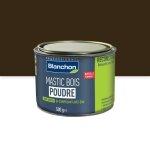 Mastic  bois en poudre sans solvant - chne rustique - 500 g - wood mastic blanchon