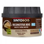 Mastic � bois sintobois reconstitue bois pour parties manquantes - ch�ne moyen 550g sinto