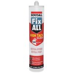 Mastic - colle fix all high tack cartouche - haute adh�rence - 290 ml cdt 12 blanc soudal