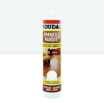 Mastic pour joints de parquet - rebouchage - blanc perle - 290 ml soudal