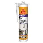 Mastic neutre spcial joint menuiserie - sikaseal 110 - 300 ml - gris 7016 sika