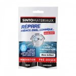 Mastic de r�paration sanitaire - 2 x 15 g - blanc brillant - r�pare dose epoxy sinto