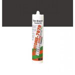 Mastic silicone b�timent - alcoxy - 300 ml - bronze - 7070 plus den braven