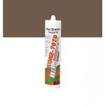 Mastic silicone b�timent - alcoxy - 300 ml - brun - 7070 plus den braven