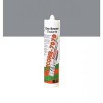 Mastic silicone b�timent alcoxy - 300 ml - gris ral 7001 - 7070 plus den braven