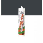 Mastic silicone b�timent alcoxy - 300 ml - gris ral 7016 - 7070 plus den braven