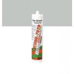 Mastic silicone b�timent alcoxy - 300 ml - gris ral 7035 - 7070 plus den braven