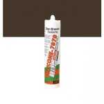 Mastic silicone b�timent alcoxy - 300 ml - havane ral 8014 - 7070 plus den braven