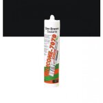 Mastic silicone b�timent - alcoxy - 300 ml - noir - 7070 plus den braven