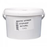 Mastic vitrier  l'huile de lin - 5kg soudal