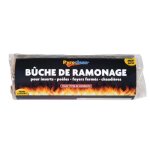 Maxi bûche de ramonage - pour tous types de conduits assistance chimique Maxi bûche de ramonage - pour tous types de conduits assistance chimique