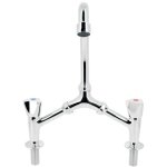 M�langeur de r�novation - col de cygne - 2 trous bricozor