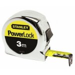 M�tre ruban - blocage et retour automatique - 3 m x 19 mm - powerlock stanley