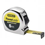 Mètre ruban - boitier abs renforcé - powerlock blade armor - 5 m stanley Mètre ruban - boitier abs renforcé - powerlock blade armor - 5 m stanley