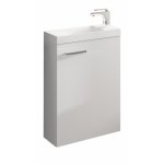 Meuble lave - mains suspendu palerme blanc - 40x60 cm nova