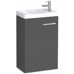 Meuble lave - mains suspendu palerme graphite - 40x60 cm nova