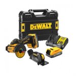 Meuleuse sans fil 76mm xr 18v - 1, 7ah li - ion brushless - dcs438e2t - qw dewalt
