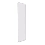 Miroir extractible et pivotant pour dressing quartz - finition titane emuca