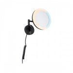 Miroir led grossissant pour salle de bains - chrom - masua paulmann