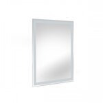 Miroir salle de bain avec clairage frontal - 800x600 mm - hercule emuca