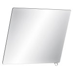 Miroir de toilette - 500 x 600 mm - inclinable avec poigne delabie