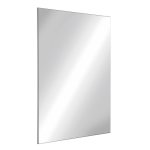 Miroir rectangle - inox - incassable -  fixations invisibles 595x980mm delabie