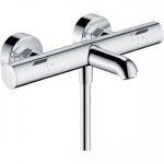 Mitigeur de baignoire thermostatique ecostat fine chrom hansgrohe
