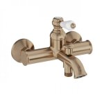 Mitigeur bain - douche r�tro - bronze - louise jacob delafon