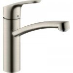 Mitigeur de cuisine 160 - 1 jet - aspect acier inox - focus m41 hansgrohe