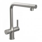 Mitigeur cuisine � eau gazeuse avec syst�me de refroidissement et de filtration - aspect inox sch�tte ...