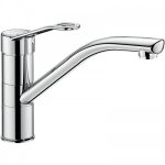 Mitigeur d'�vier - � bec orientable et manette ajour�e delabie