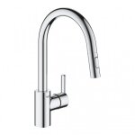 Mitigeur vier - douchette extractible - bec rotatif - chrom - feel grohe